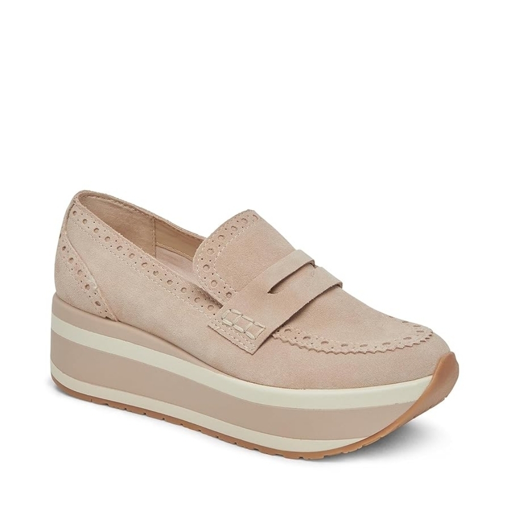 Dolce Vita Jeeta Dune Suede Platform Loafers